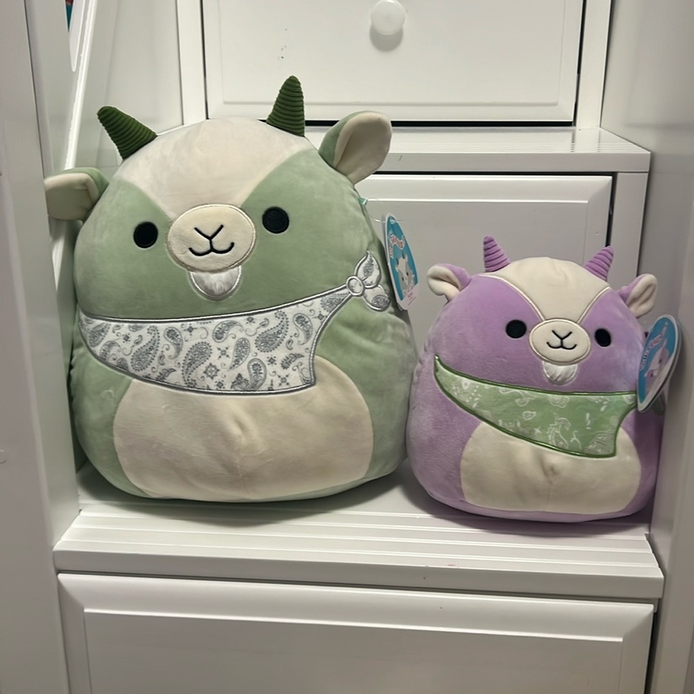 Goat squishmallows duo